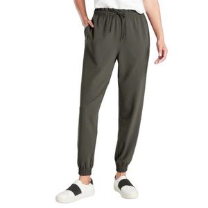 Athleta Metropolis Jogger Pants in Primatwill Olive Green Women's Size 14